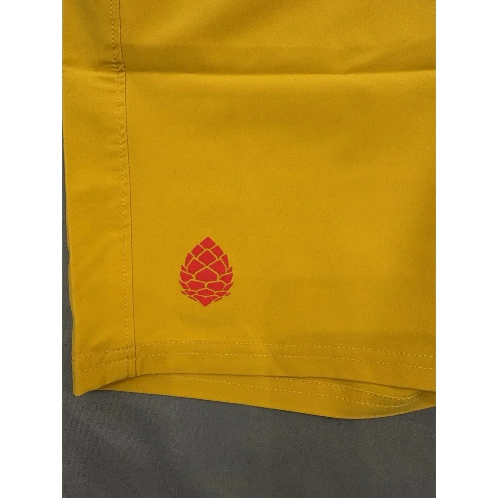 Stio Board Shorts Men's 32 Yellow (Pollen) Quick Dry Swim Outdoor